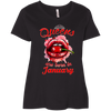 Queens Are Born In January T-Shirt Sexy Lip